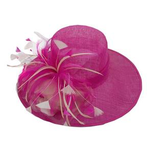 موضة جديدة للنساء قبعة كنيسة سيناماي الوردية الساخنة فستان ديربي كنتاكي عباءة الشمس فاسكيتور حفل زفاف شاي زهري - Product Image 2