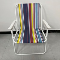 Chaise pliante portable en acier pour l'extérieur, idéale pour la randonnée, la pêche, les pique-niques et le jardin, design moderne avec support de dossier