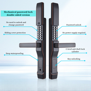 Mới được nâng cấp thế hệ thứ 3 Ngoài Trời Chống trộm khóa mật khẩu kỹ thuật số với hai mặt nút nhấn an toàn cơ khí khóa phím - Product Image 6