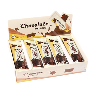 Gommes créatives en forme de chocolat, lot de 20 pièces, design réaliste, pour étudiants et enfants, cadeau de papeterie de correction - Product Image 2