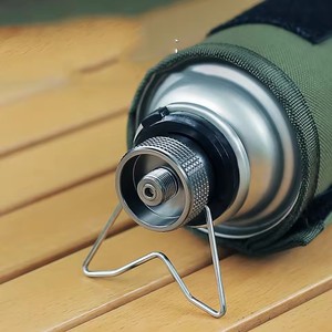 Adaptador de Estufa de Gas Portátil de Aleación de Aluminio Ligero, Convertidor Automático de Combustible de Butano para Cocina Compacta al Aire Libre y Camping - Product Image 5