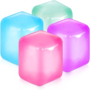 Bolas Antiestrés de Poliuretano con Textura Suave y Brillante, Cubos de Colores Vibrantes, Juguetes Sensoriales para Aliviar el Estrés - Product Image 1