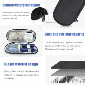 Insulin Pen <b>Cooler</b> Travel Case <b>Ice</b> Packs Diabetic Medication Insulated Cool Organizer,Insulin Pen and Other Diabetic Supplies - Product Image 4
