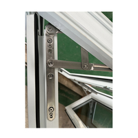 Fenêtres à battants en PVC à ouverture extérieure, fabrication professionnelle à Guangzhou, pour maison, double vitrage avec moustiquaire intégrée