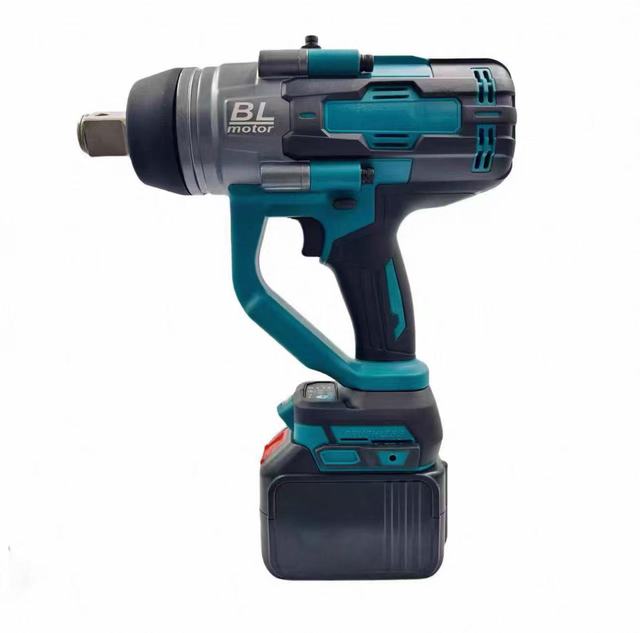 High Torque 3000N.m Brushless Industrial Grade Impact Wrench Lithium-Ion Battery for Heavy Truck Maintenance 3/8 Cordless