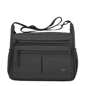 Bolso bandolera versátil y duradero resistente al agua para hombres de negocios de gran capacidad, informal, sencillo, para uso diario, para todas las estaciones - Product Image 1