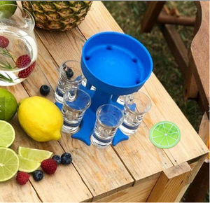 Distributeur et support de 6 verres à shot Distributeur de boissons alcoolisées pour fêtes - Product Image 2