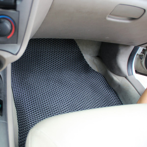 Alfombrillas de goma para coche, accesorio de protección para el suelo, sin olor, color negro, para todo tipo de clima, de alta resistencia, delanteras y traseras, de PVC, 3 piezas - Product Image 5