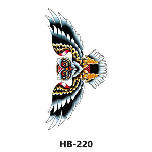 Autocollant de tatouage d'<span class=keywords><strong>aigle</strong></span> de haute qualité imperméable 3d corps tatouages temporaires de longue durée pour les hommes - Product Image 2