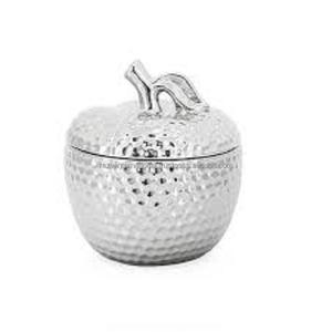 Boîte en acier inoxydable avec design martelé unique et placage de cuivre pour le stockage et la conservation des aliments - Product Image 6