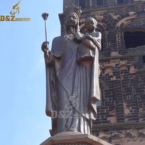 Brasile grande vergine Mama Mary statua all'aperto a grandezza naturale Saint Mother Mary e Jesus statua in bronzo scultura per la vendita - Product Image 1