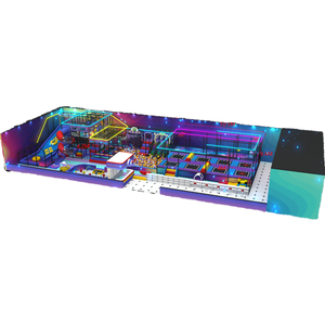 <span class=keywords><strong>Parc</strong></span> d'attractions commercial nouveau design Équipement de jeu pour enfants Aire de jeux intérieure avec trampoline de gymnastique - Product Image 1