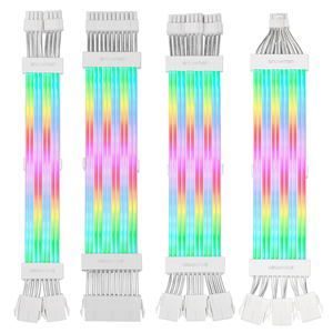 ثلج نقي كابل ARGB لينة كامل 24Pin وحدة كابل سطوع عالي للكمبيوتر الشخصي حالة امدادات الطاقة الألعاب - Product Image 2