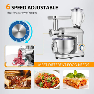 <span class=keywords><strong>Batidora</strong></span> <span class=keywords><strong>de</strong></span> Pedestal Landwee 1400W con Tazón <span class=keywords><strong>de</strong></span> Acero Inoxidable <span class=keywords><strong>de</strong></span> 5.5L, Licuadora Multifuncional y Picadora <span class=keywords><strong>de</strong></span> Carne - Product Image 5