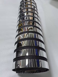 3D nội thất sang trọng kết cấu kim loại tự dính vàng tường trang trí bọt hình nền cuộn trang trí nhà tường Sticker - Product Image 6