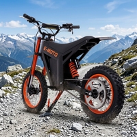 Moto électrique tout-terrain 3000W 48V 21Ah longue portée, buggy de plage 55km/h, freins hydrauliques avant et arrière, alliage fer-aluminium