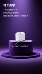 NOVO Mini Tenda Motorizzata Moderna in Alluminio Ecologica di Alta Qualità con Controllo Vocale Wireless e Connessione Type-C - Product Image 3