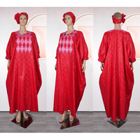 H&D 2026 Nouveau Design Robes Boubou pour Femmes Mode Vêtements de Couple Africains Robe Longue Décontractée avec Foulard