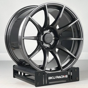 Rines BZY Forjados 5x114.3 de 17, 18 y 19 Pulgadas en Gris, para Autos de Carreras, Compatibles con JDM <span class=keywords><strong>Subaru</strong></span> <span class=keywords><strong>Impreza</strong></span> <span class=keywords><strong>Sti</strong></span> BRZ GT86 Supra Wrc Wrx - Product Image 1