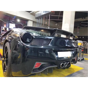 Alerón trasero de fibra de carbono para <span class=keywords><strong>Ferrari</strong></span> <span class=keywords><strong>488</strong></span> 458 Italia Spider Base 2 puertas Coupe 2011 - 2016 - Product Image 4