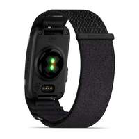 Bracelet en nylon à fermeture auto-agrippante pour bracelet intelligent Garmin CIRQA (sans écran), bracelet de sport réglable en velcro de remplacement