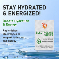 Bandes orales d'électrolytes de qualité industrielle contenant de la créatine monohydrate et de la taurine pour soutenir l'endurance – Films oraux minces d'électrolytes