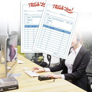 Tùy chỉnh A4 tiếp nhận cuốn sách 2-part carbonless bán hàng hóa đơn cuốn sách 8.3x5.5 inches hóa đơn Cuốn sách tiếp nhận với bản sao Carbon 145x210mm - Product Image 4