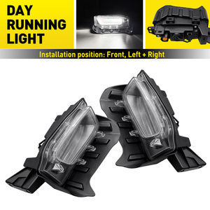 Luces LED DRL delanteras AUXITO para circulación diurna, izquierda y derecha, para Toyota Prius Plus Alpha 2016-2022 - Product Image 6