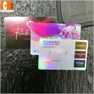 Laser material PVC card Plastic cards for customized