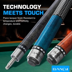 Banly Billiard Cues <b>Sticks</b> - 58" Pro Taper Canadian Maple Wood <b>Pool</b> Cues, 12.5mm Tip Low-Deflection Cue <b>Stick</b> <b>Pool</b> <b>Stick</b> - Product Image 6