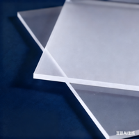 Feuille acrylique coulée pour découpe et gravure au laser, présentoir à bijoux feuille acrylique épaisse, alternative au verre-verre organique