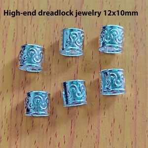 Netto rosso popolare Cool Hip Hop stile Punk treccia forcina per <span class=keywords><strong>capelli</strong></span> in alluminio metallo accessorio per acconciatura popolare Dreadlock <span class=keywords><strong>trecce</strong></span> - Product Image 4