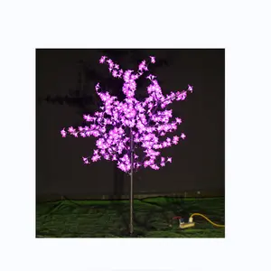 Decoração de Natal Luz LED Cherry Tree Light Custom Sinal acrílico claro personalizado para aniversário
