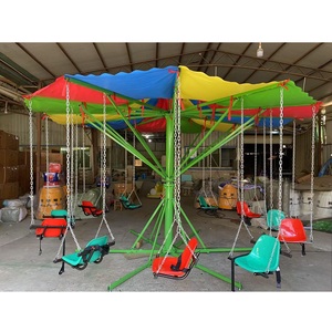 Hot Bán Xách Tay Đu Cá Ghế Ngoài Trời Vui Chơi Giải Trí Công Viên Đi Xe 12 Ghế Âm Nhạc <span class=keywords><strong>Carousel</strong></span> Cho Trẻ Em - Product Image 1