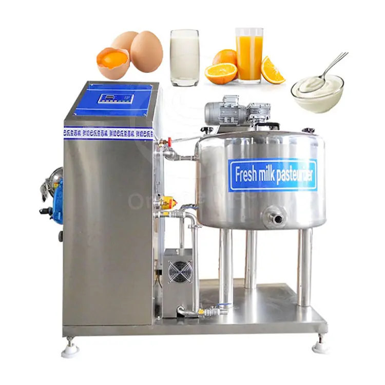 Máquina de pasteurización para leche, pasteurizador de leche y homogeneizador