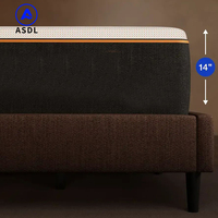 Matelas compressé en tissu maillé 3D de luxe dans un sac Matelas en mousse souple pour le confort et le soutien ultimes