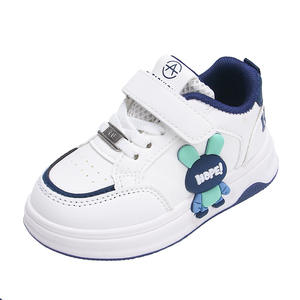 รองเท้าวิ่งลำลองสำหรับเด็กฤดูใบไม้ผลิ2025รองเท้าผ้าใบสีม่วงสีกากีสีน้ำเงินระบายอากาศได้สำหรับเด็กผู้ชายเด็กผู้หญิงดีไซน์การ์ตูนใหม่ขนาดเล็ก - Product Image 2