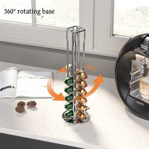 <span class=keywords><strong>Nespresso</strong></span> Iron Organizer Coffee <span class=keywords><strong>Capsule</strong></span> Holder Display <span class=keywords><strong>Rangement</strong></span> pratique pour les dosettes de café - Product Image 4