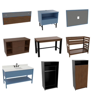 Liquidación de Muebles para Hoteles AmericInn, Conjuntos de Habitación para Huéspedes con Cabecera de Cama, Armario, Silla y Sofá - Product Image 2