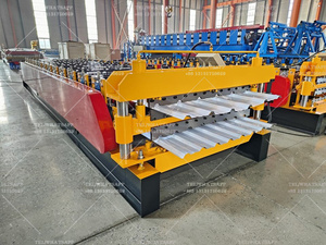 Metal Building <strong>Roof</strong> Sheet Roll Forming <strong>Machine</strong> Double Layer Iron <strong>Roof</strong> <strong>Making</strong> <strong>Machine</strong> - Product Image 2