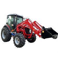Équipement agricole Coc/ce, tracteur à 4 cylindres, 90 CV, avec cabine