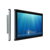 15,6 Zoll Industrieller Kapazitiver Touchscreen-Monitor mit Eingebautem Lautsprecher Wasserdichtes LCD für Desktop-Nutzung