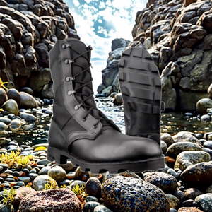 Bottes de randonnée Altama LXG, Border Training, en cuir de vache et nylon, prix d'usine, bottes de combat pour hommes <span class=keywords><strong>Wellco</strong></span> noires, HSM102 - Product Image 1