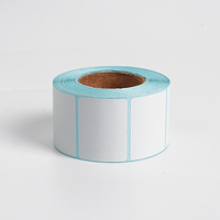 Rouleaux d'étiquettes thermiques vierges en gros, autocollantes, 4x6, pour expédition et codes-barres
