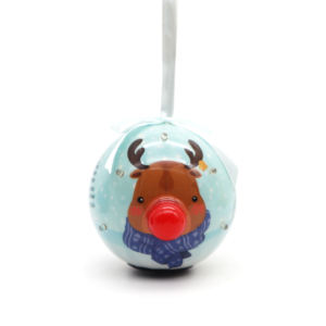 Bola de Navidad de Poliestireno de 80 mm con Nariz - Product Image 4