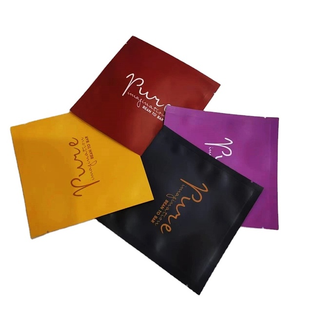 Customized Candy Tea Snack Chocolate Food Packaging Paper Package Bag