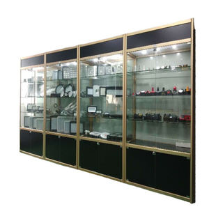 معرض قابل للتعديل زجاج الرف مخصصة الراقية متحف مكافحة مرأى ومسمع خزانة عرض زجاجية - Product Image 6