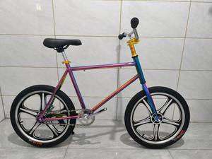 Bicicleta <span class=keywords><strong>Fixie</strong></span> de Acero de Una Velocidad y 20 Pulgadas, Negra, en Venta - Product Image 5