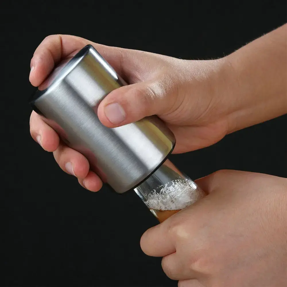 Customized SS304 casting beer bottle opener bar blade stainless steel bottle opener for heat press