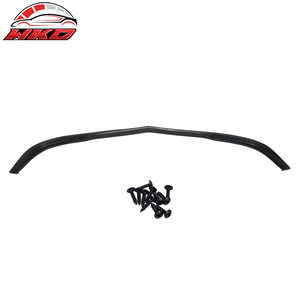 เหมาะสำหรับ Acura RSX 2005-2006 สเกิร์ตกันชนหน้าทรง MDA สีดำดิบ - Product Image 5